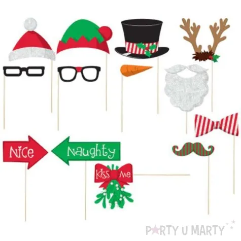 fotogadzet patyczki swiateczny klimat amscan 13 szt