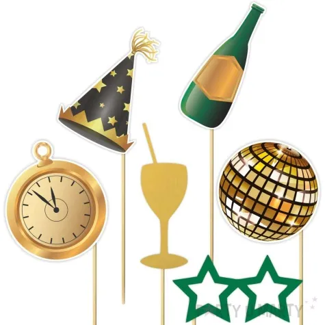 fotogadzet patyczki szampanski nowy rok z szampanem 6 szt