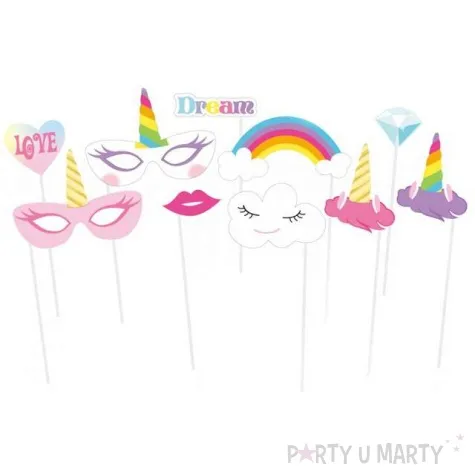 fotogadzet patyczki teczowy jednorozec godan 10 szt