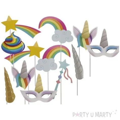 fotogadzet patyczki teczowy jednorozec ootb 12 szt