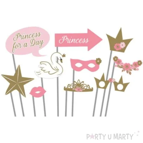 fotogadzet patyczki urodziny ksiezniczki amscan 10 szt