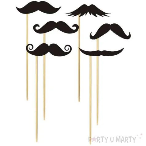 fotogadzet patyczki wasy mix 1 6 szt