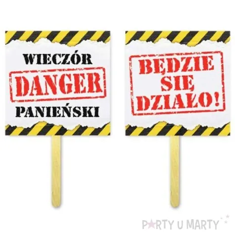 fotogadzet patyczki wieczor panienski danger 2 szt