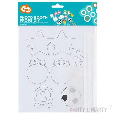 fotogadzet pokoloruj sam pilka nozna godan 10 szt