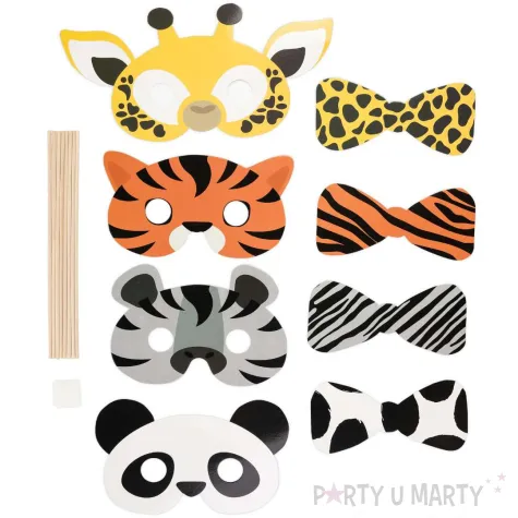 fotogadzet urodzinowe safari mix partypal 8 szt