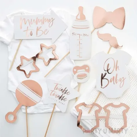 fotogadzety patyczki baby shower twinkle twinkle ginger ray 10 szt