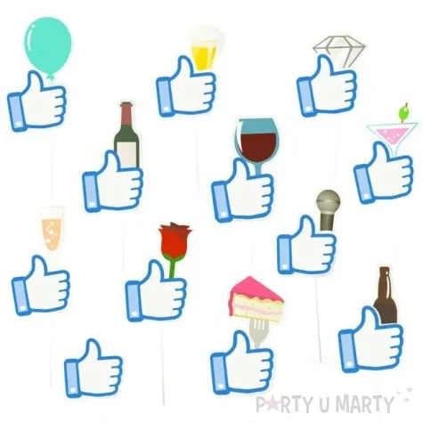 fotogadzety polubienia facebook 12 szt partypal