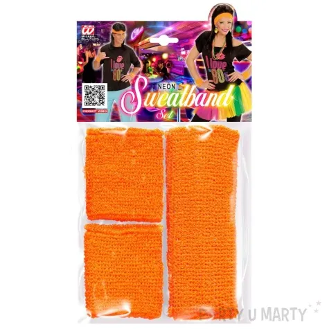 frotka classic neon pomaranczowy widmann 3 szt