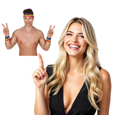 frotka multikolor teczowa guirca 3 szt