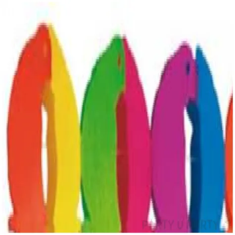 girlanda 400x20 cm papugi 1 szt