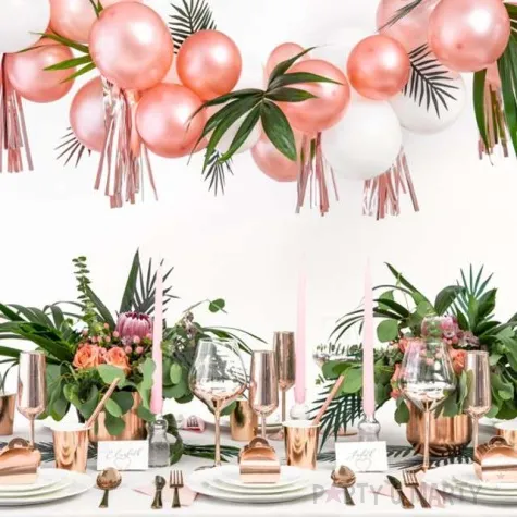 girlanda aloha tropikalne liscie zielona partydeco 125 cm