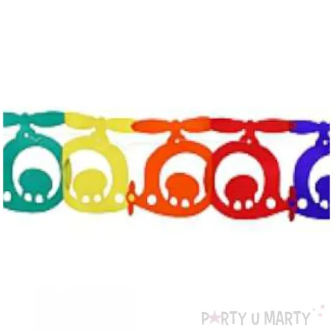 girlanda azurowy helikopter teczowa godan 400 cm