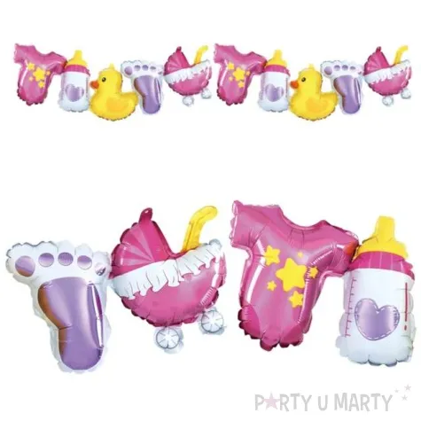 girlanda balonowa baby shower girl partypal 206 cm