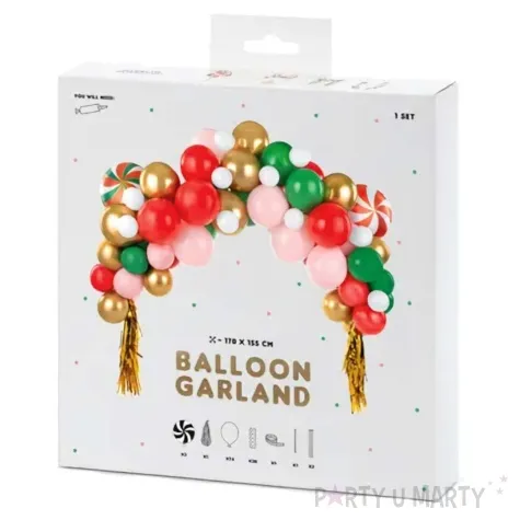 girlanda balonowa cukierki mix partydeco 78 szt