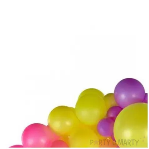 girlanda balonowa fluorescencyjna mix gemar 65 szt