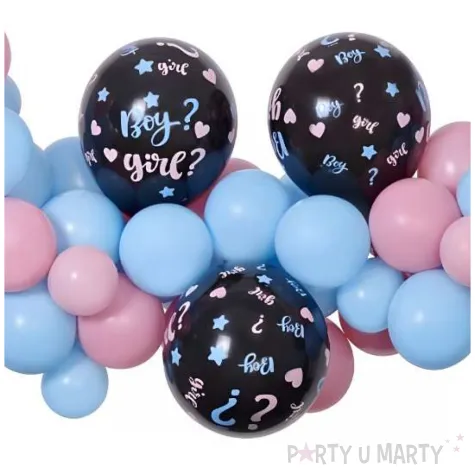 girlanda balonowa gender reveal gemar 65 szt