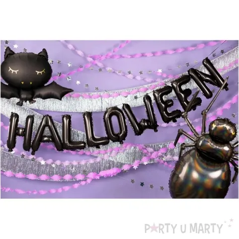 girlanda balonowa halloween czarny partydeco 280 cm