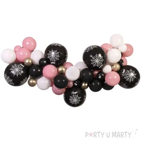 girlanda balonowa halloween rozowy gemar 200 x 70 cm 65 szt