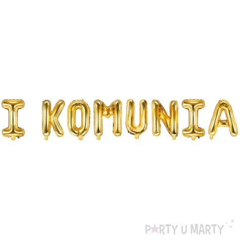 girlanda balonowa i komunia zloty partydeco 16 ltr