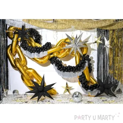 girlanda balonowa lancuch zloty partydeco 670 cm