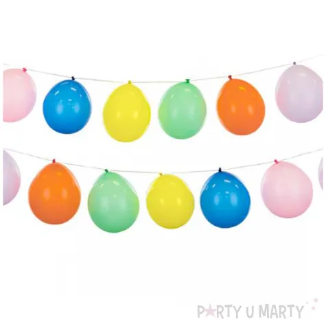 girlanda balonowa pastelowy mix partydeco 20 szt