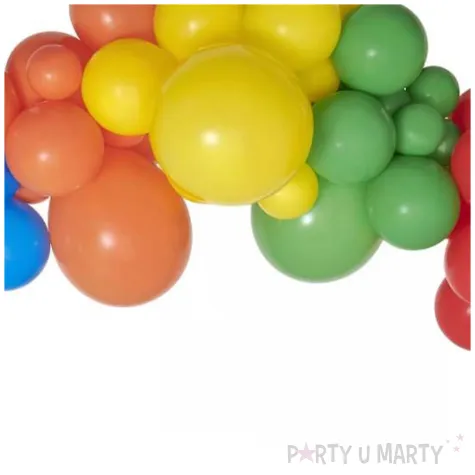 girlanda balonowa teczowa mix gemar 65 szt