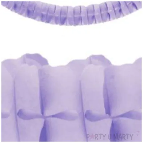 girlanda bibulowa classic liliowa partydeco 3m