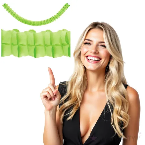 girlanda bibulowa classic zielone jabluszko partydeco 3m