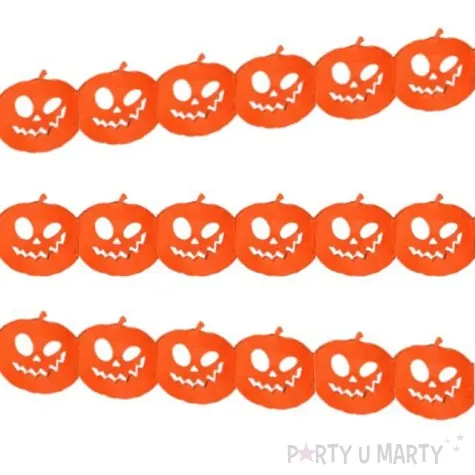 girlanda bibulowa dynia 300 cm