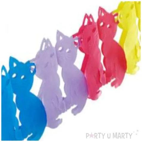 girlanda bibulowa kotki 17x300 cm