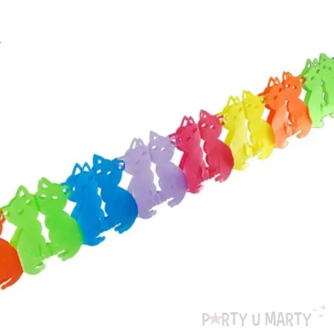 girlanda bibulowa kotki 17x300 cm