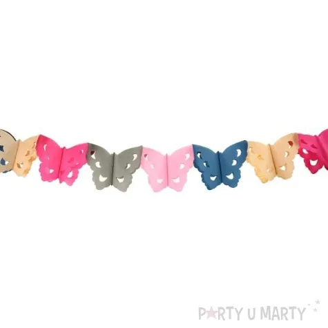 girlanda bibulowa motylek 4 m