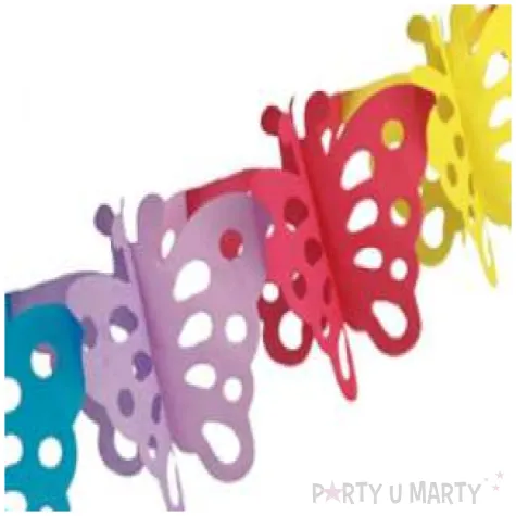 girlanda bibulowa motylki 15x300 cm