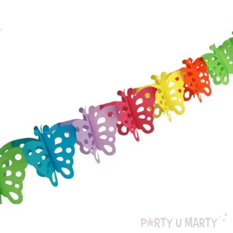 girlanda bibulowa motylki 15x300 cm