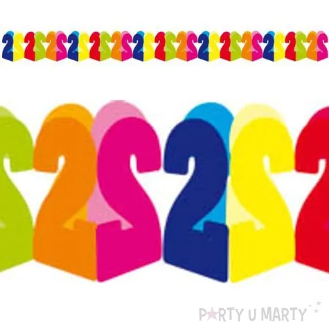 girlanda bibulowa urodziny 2 600 cm