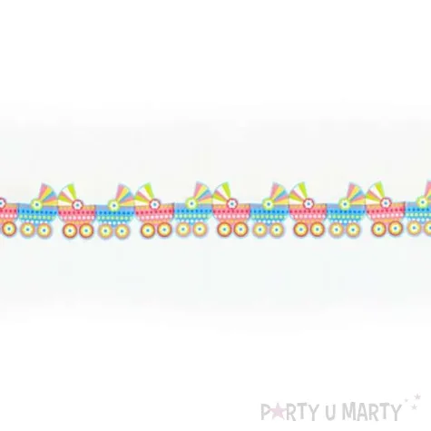 girlanda bibulowa wozeczki 14x300 cm