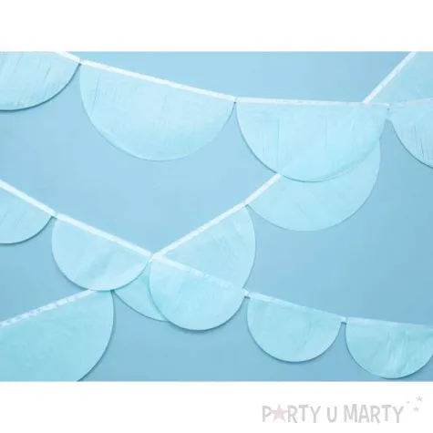 girlanda bibulowe fredzle blekitna partydeco 3m