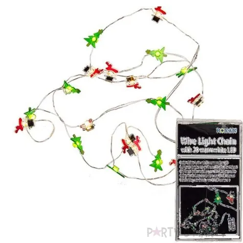 girlanda choinki i balwanki led ootb