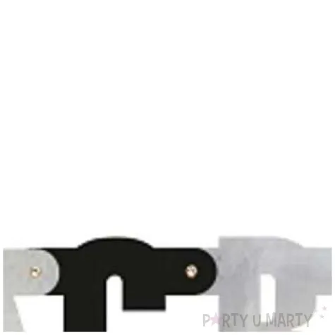 girlanda congrats grad czarno srebrna unique 137cm