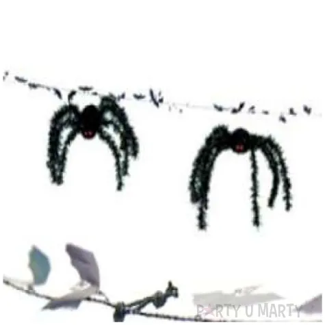 girlanda czarne pajaki 3 65 m