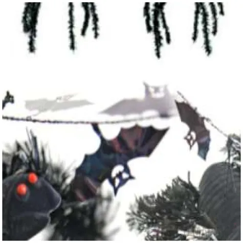 girlanda czarne pajaki 3 65 m