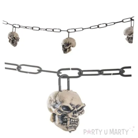 girlanda czaszki carnival toys 180 cm