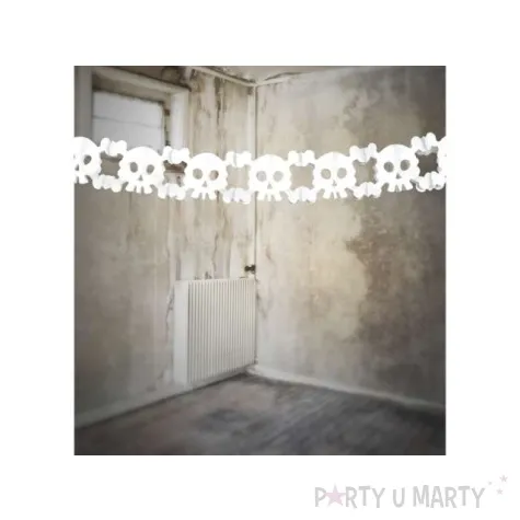 girlanda czaszki partydeco 300 cm