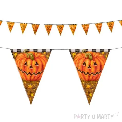 girlanda dynie halloween pomaranczowa carnival toys 300 cm