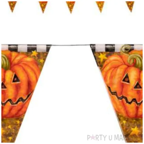 girlanda dynie halloween pomaranczowa carnival toys 300 cm