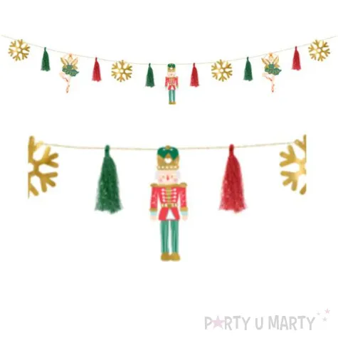 girlanda dziadek do orzechow mix partydeco 200 cm