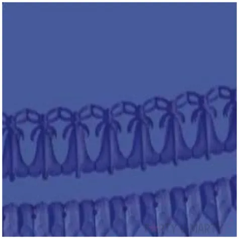 girlanda dzwon 360cm niebieski