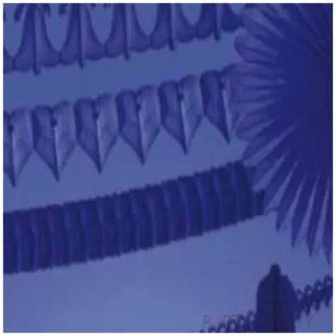 girlanda dzwon 360cm niebieski