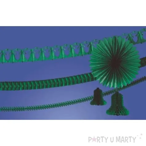 girlanda dzwon 360cm zielony