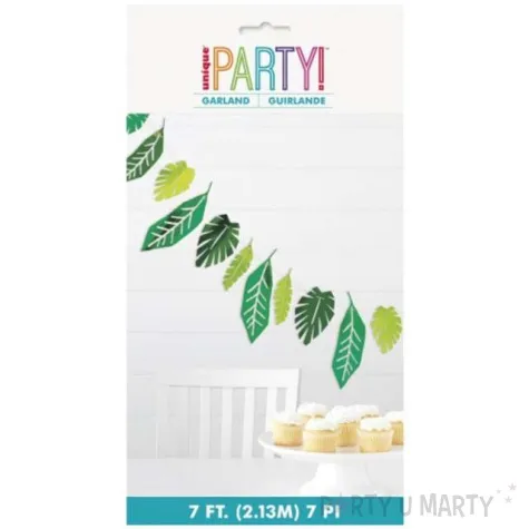 girlanda foliowa liscie safari unique 213 cm